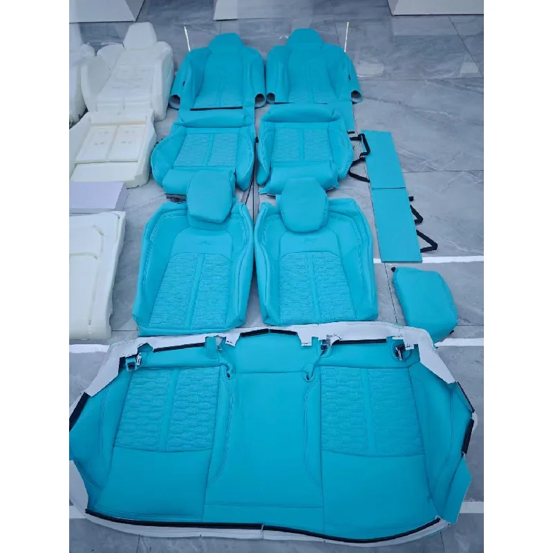 Hongsheng Factory Hot Sale High Quality Custom Suitable for A7C8 Upgrade Blue R7S Front and Rear Sponge Kit and Leather Cover