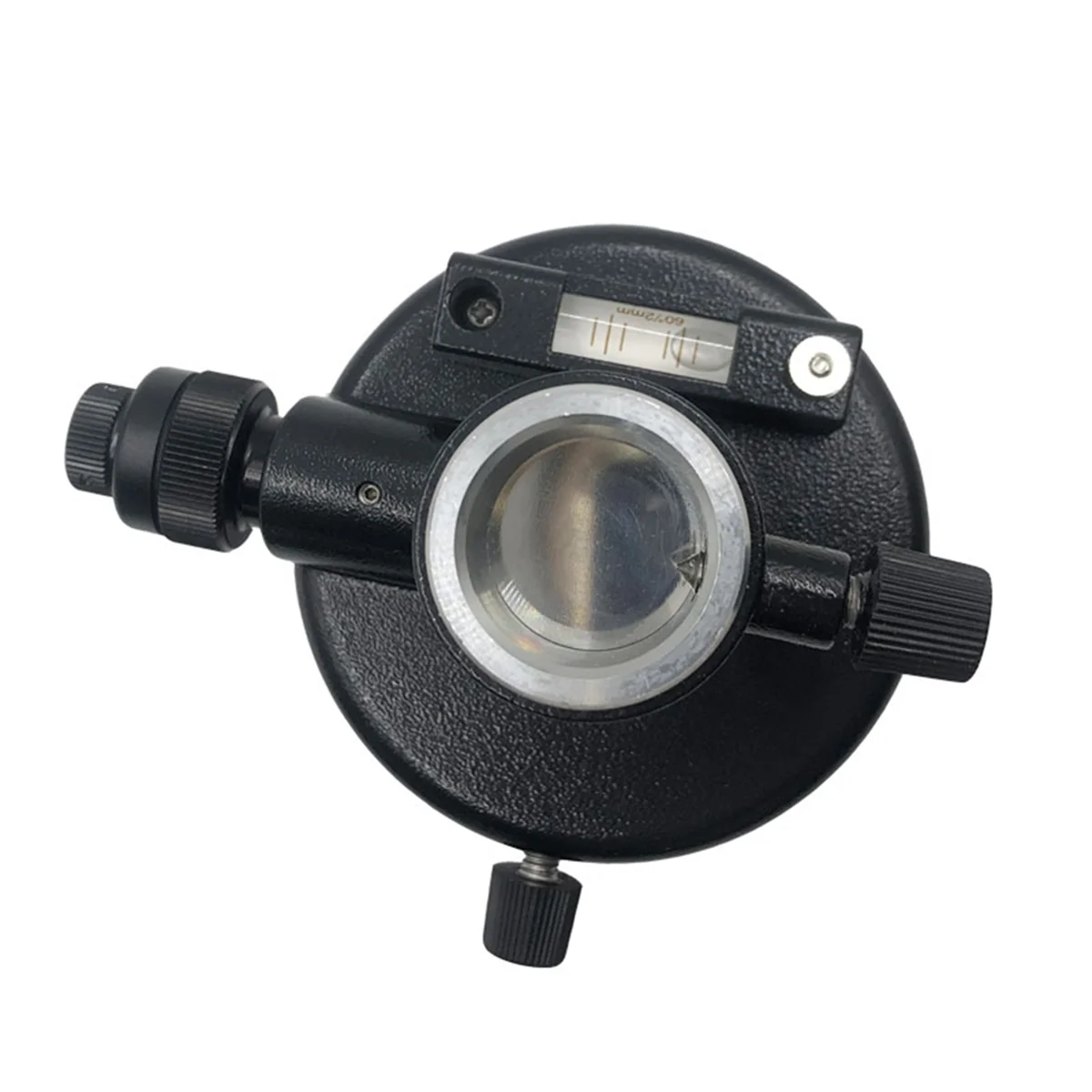 

Three-Jaw Tribrach Adapter with Optical Plummet Compatible Long Leveler for Prism Total Stations Black-ABRJ