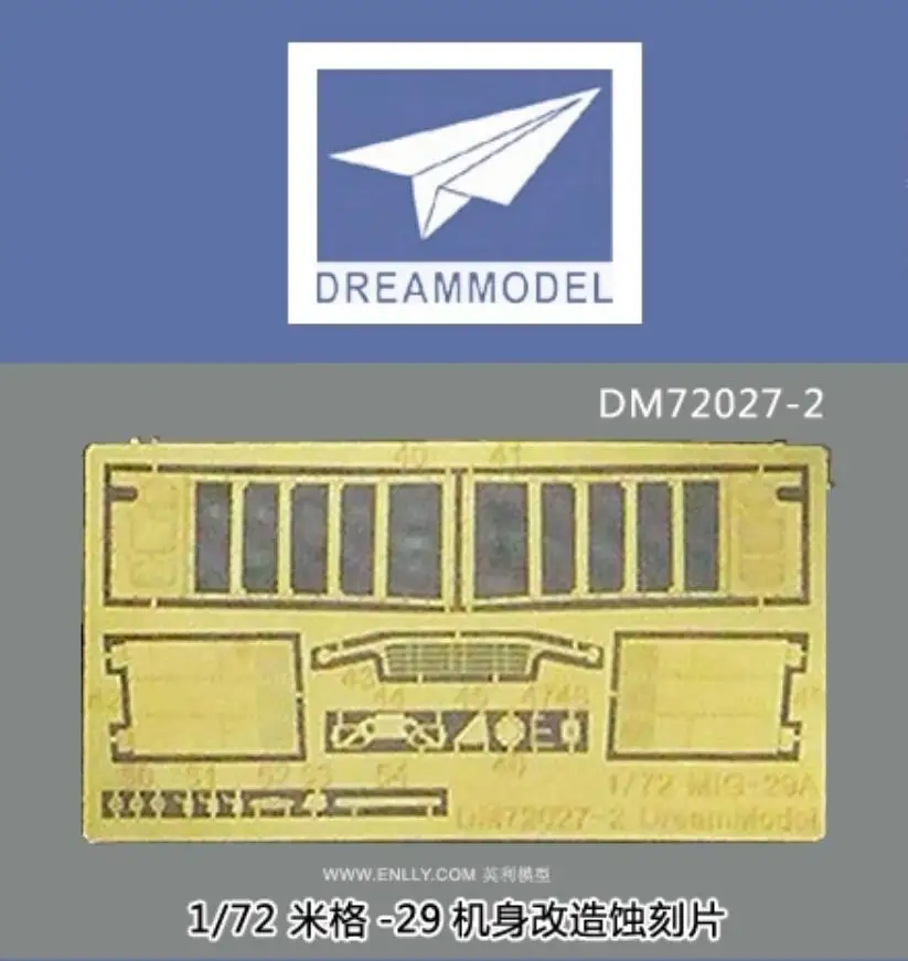 Dream Model DM72027-2 1/72 Scale MIG-29 Exterior Detail Up Parts For Trumpeter 01674