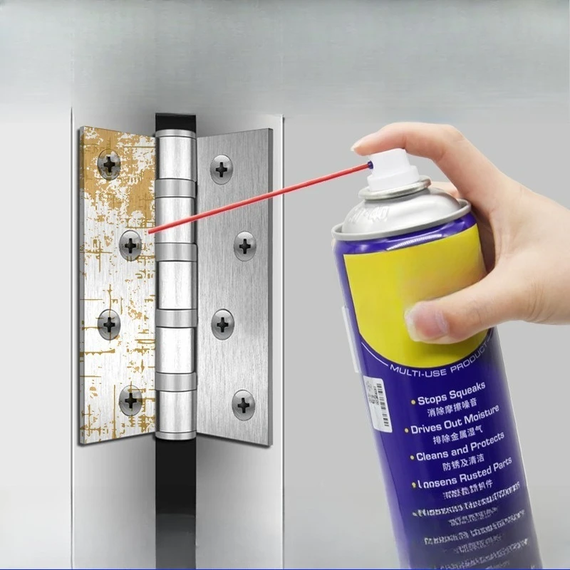 

WD40 rust removal and anti-rust oil lubricant, loose stainless steel screws and bolts