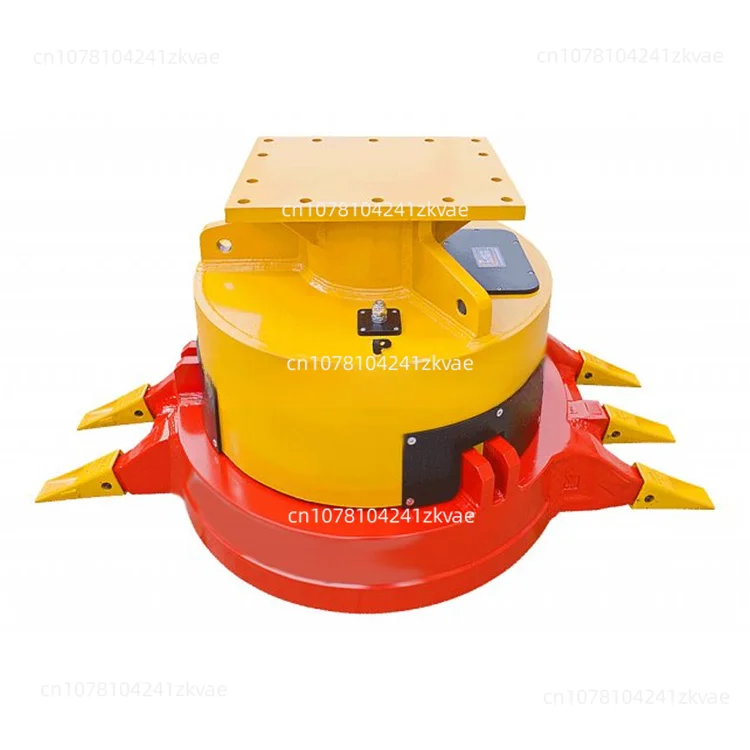 Hydraulic Magnet Lifting Magnet Lifter Installed On Excavator