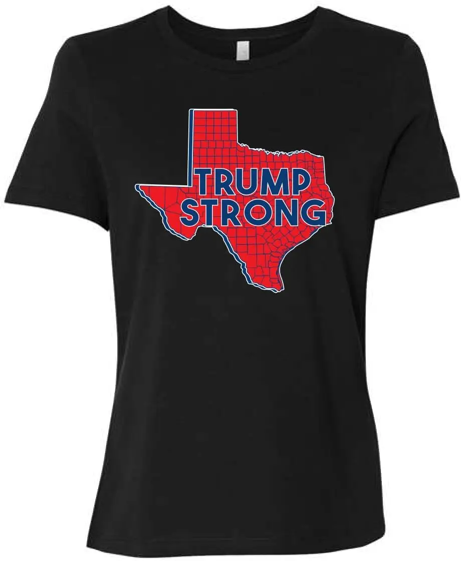 Trump Strong Take Back America Texas Pride Political Tri-blend and Premium T-Shirts