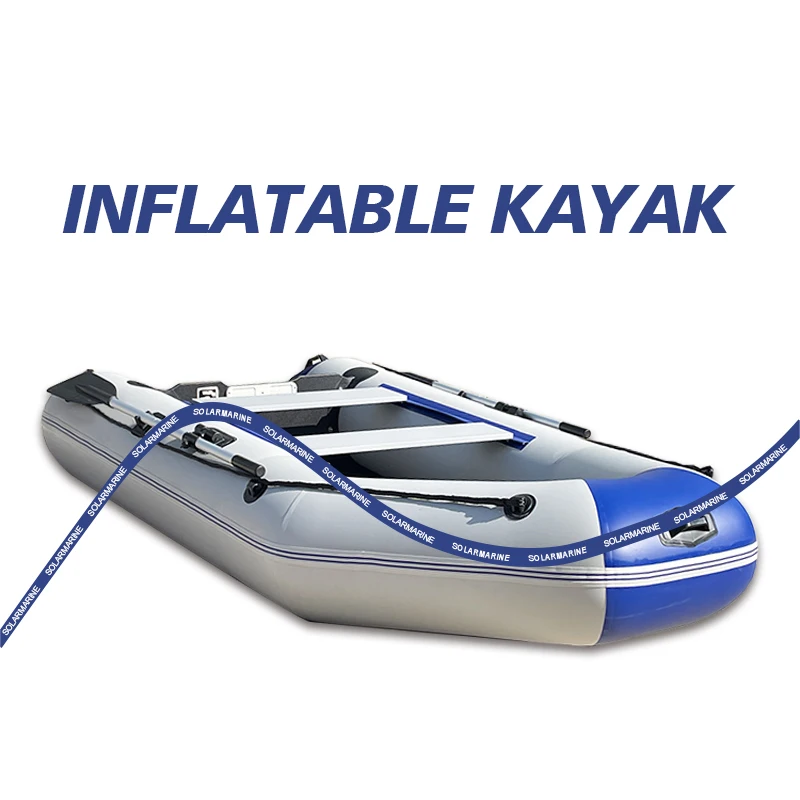 

Solar Marine 5 Person Assault Boat, Inflatable Speed Rescue Boat, Fishing Kayak Transom, Can Install Outboard Engine