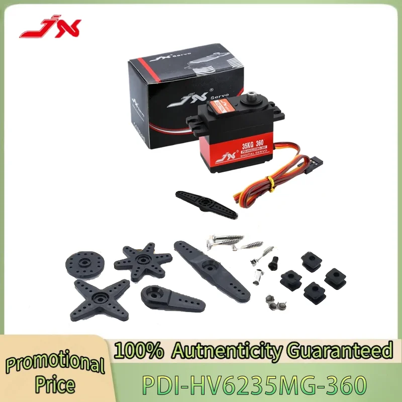 

JX Servo PDI-HV6235MG-360 8 4V 016Sec High Precision Metal Gear Digital Servo RC Cars Robot Arms Aircrafts Other Applications