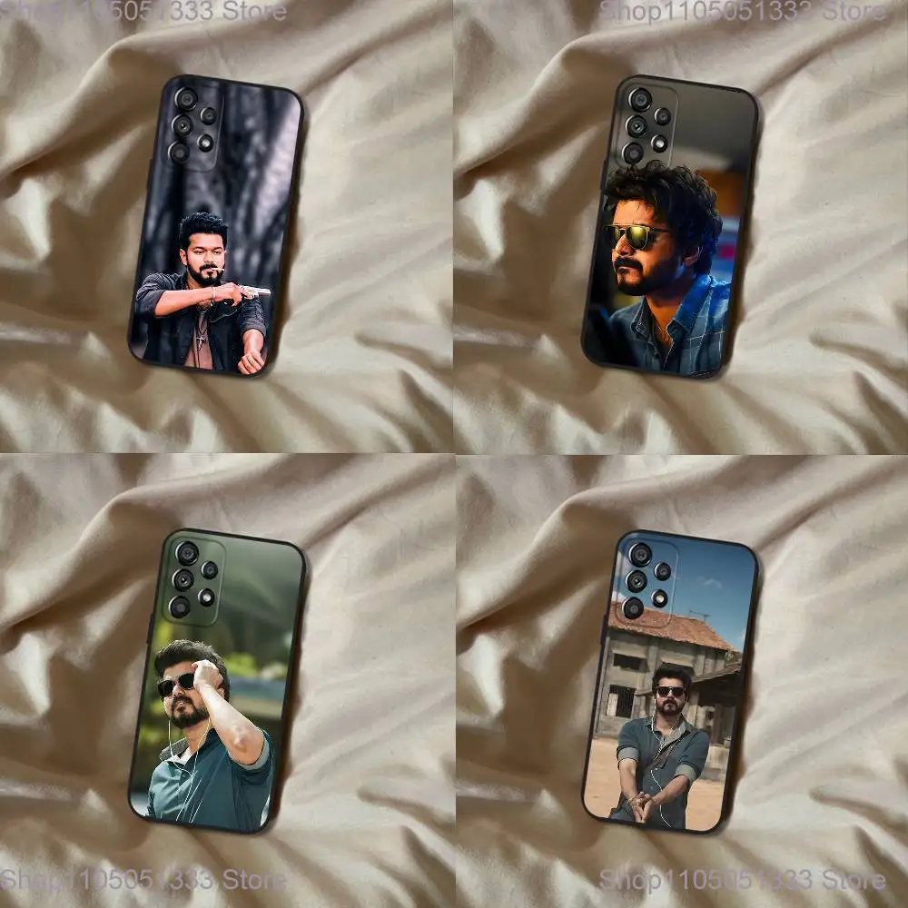 

Actor Singer T-Thalapathy Vijay Phone Case For Samsung Galaxy A20,A21s,A22,A31,A32,A52,A53,A72,73,A80 Soft Black Cover