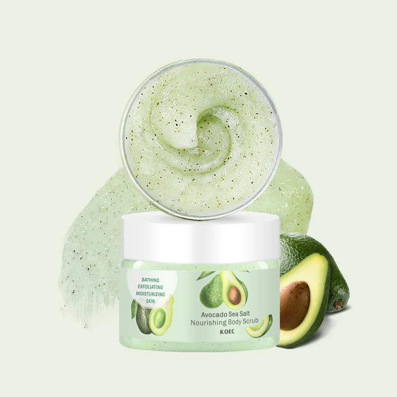 

Sdotter Avocado Dead Sea Salt Deep Cleansing Face And Body Scrub. Helps With Oily Skin, Acne, Ingrown Hair And Dead Skin Removal