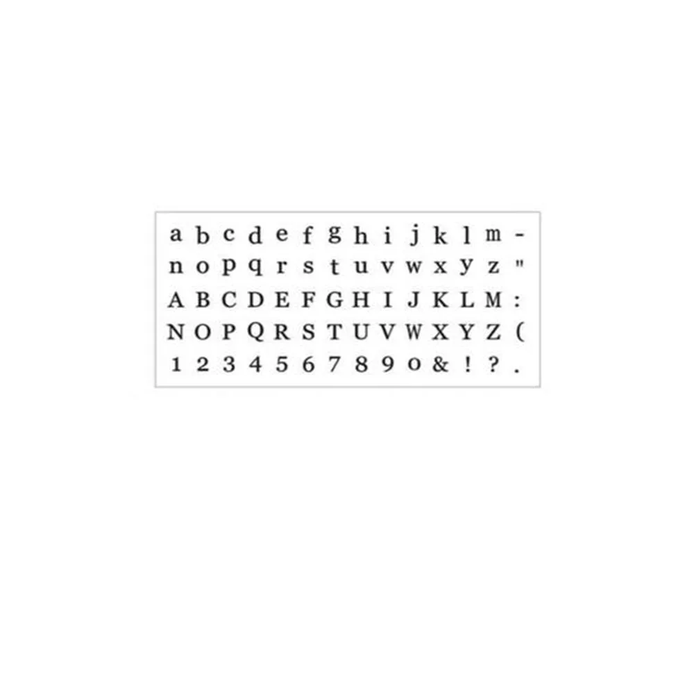 70pcs/set Vintage DIY Multi Purpose Regular Script Number Lowercase Alphabet Letter Decoration Wood Rubber Stamps Set Wooden Box