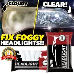 A Universal Headlight Repair Kit - Automotive headlight polishing wipes- removes oxidation,restores clarity and is easy to apply