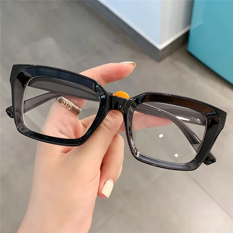 

Unisex Retro Oversized Square Reading Glasses Men Women Large Frame High-definition Presbyopia Eyeglasses Diopter