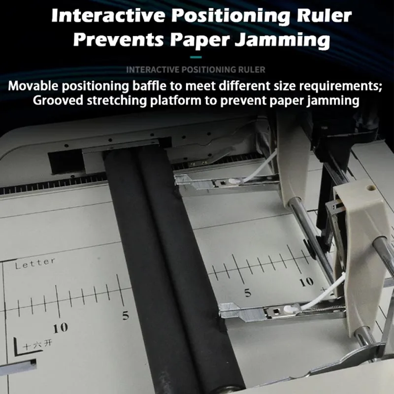 Format Manual Binding and Folding Machine A3 Booklet Riding Saddle Stapler Pamphlet Broshure Binding & Folding Machine 220V