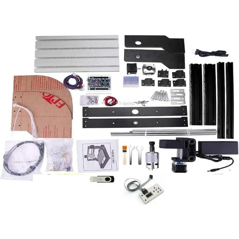 CNC 3018 Pro Max 3 Axis Desktop DIY Mini Wood Router Kit PCB PVC Milling Engraver Engraving Carving Machine