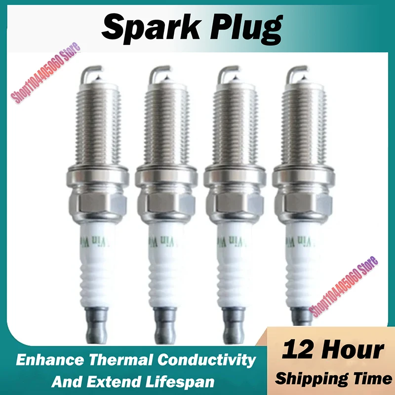 

4pcs 22401-AA720 Iridium Spark Plug Fit for Subaru Forester Suzuki SX4 Kizashi Fiat Sedici 09482-00606 22401AA720 SILFR6A11 5468