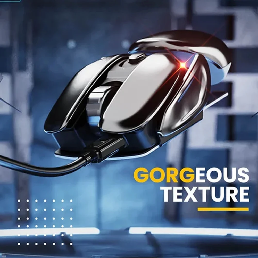 ماوس لاسلكي قابل لإعادة الشحن صامت انقر فوق ماوس الألعاب لأجهزة الكمبيوتر المحمول سطح المكتب GD