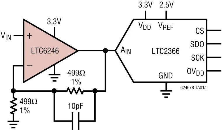 LTC6246CS6 LTC6246IS6 LTC6246HS6 LTC6246 LTDWF - 180MHz, 1mA Power Efficient Single Rail-to-Rail I/O Op Amps
