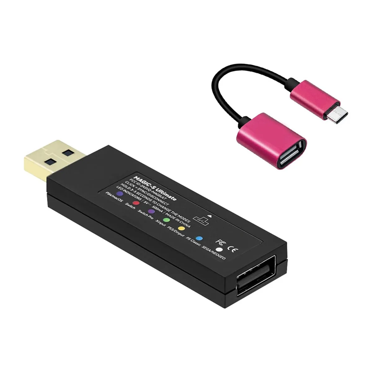 

Для Magic-S Ultimate USB-адаптер для PS5/Switch/MacOS/Windows для Xbox Series/Logitech конвертер геймпада