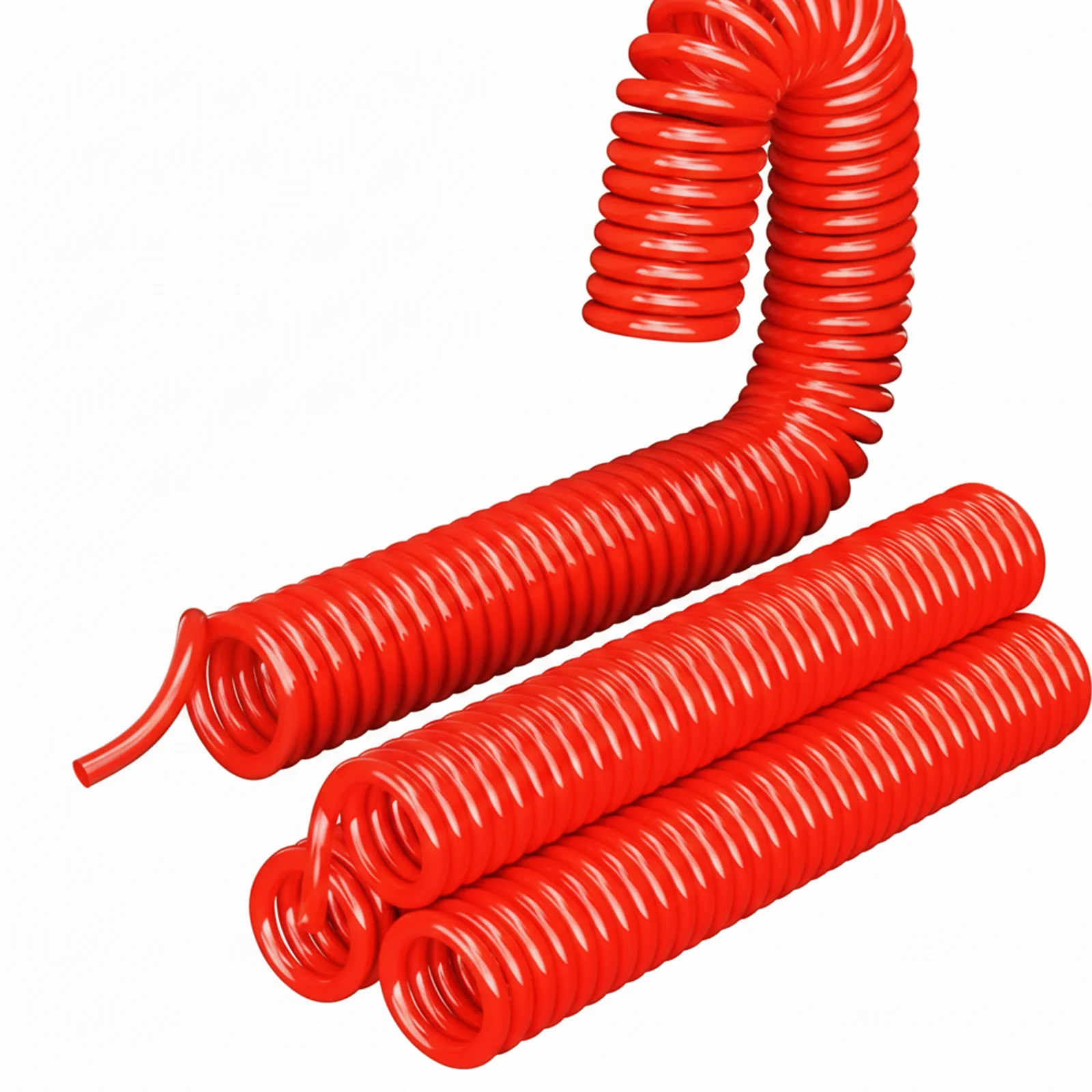 Spring tube, red PU air hose, dust blowing gun barrel, air pump, telescopic tube, pneumatic compressor, steam pipe