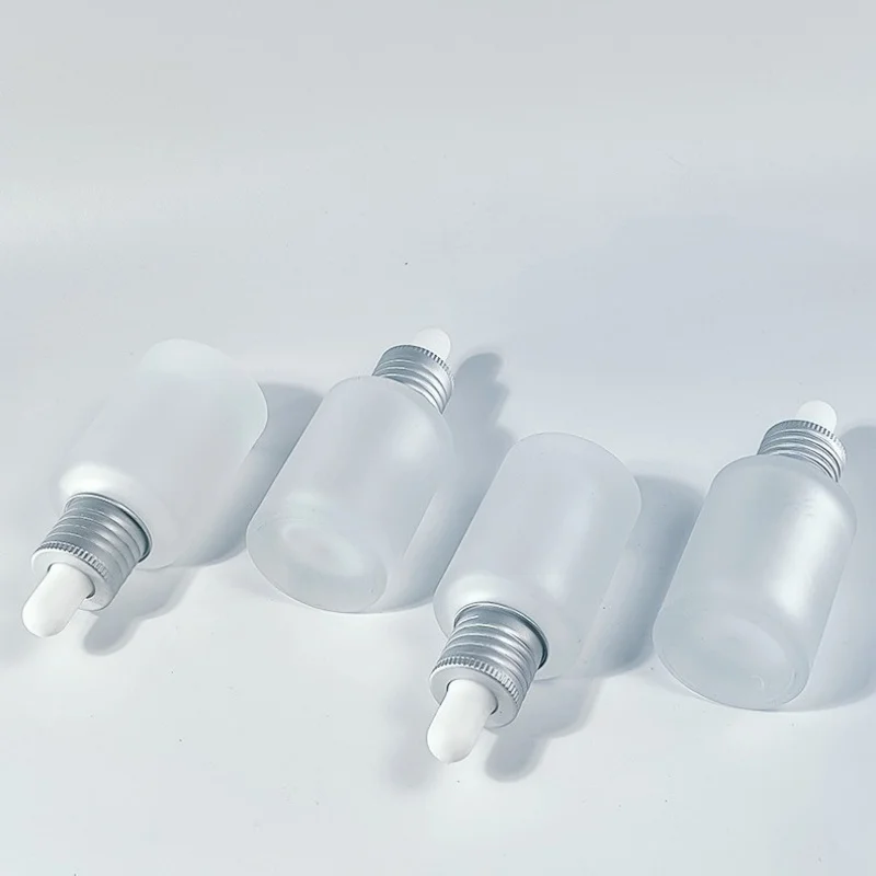 10 pz 30 ml Bottiglie Contagocce di Vetro Vuote Bottiglia di Olio Essenziale Attar Olio/Idrolatore/Essenza Bottiglia Cosmetica Liquida Riutilizzabile