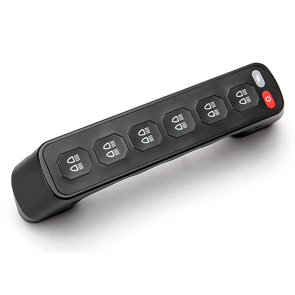 Original 1:1 Car CNC A Pillar Handle Built In 6 Gang Wireless Switch Panel For Prado 120 2003 To 2009