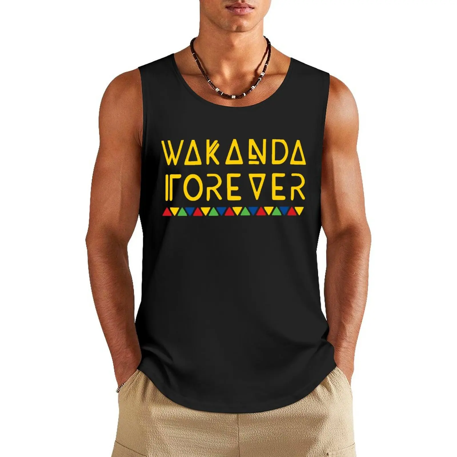 Футболки для спортзала Wakanda Foever майка, Топ