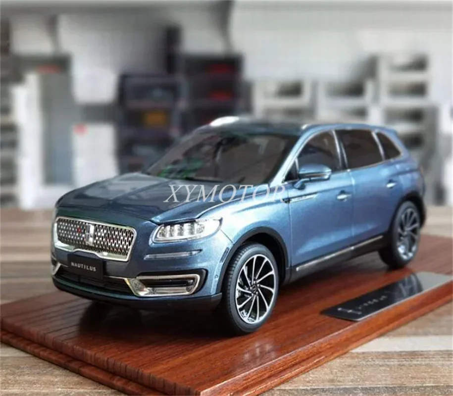 

1/18 For Lincoln Nautilus 2018 SUV Metal Diecast Model Car Toys Gifts Collection Display Ornaments Blue