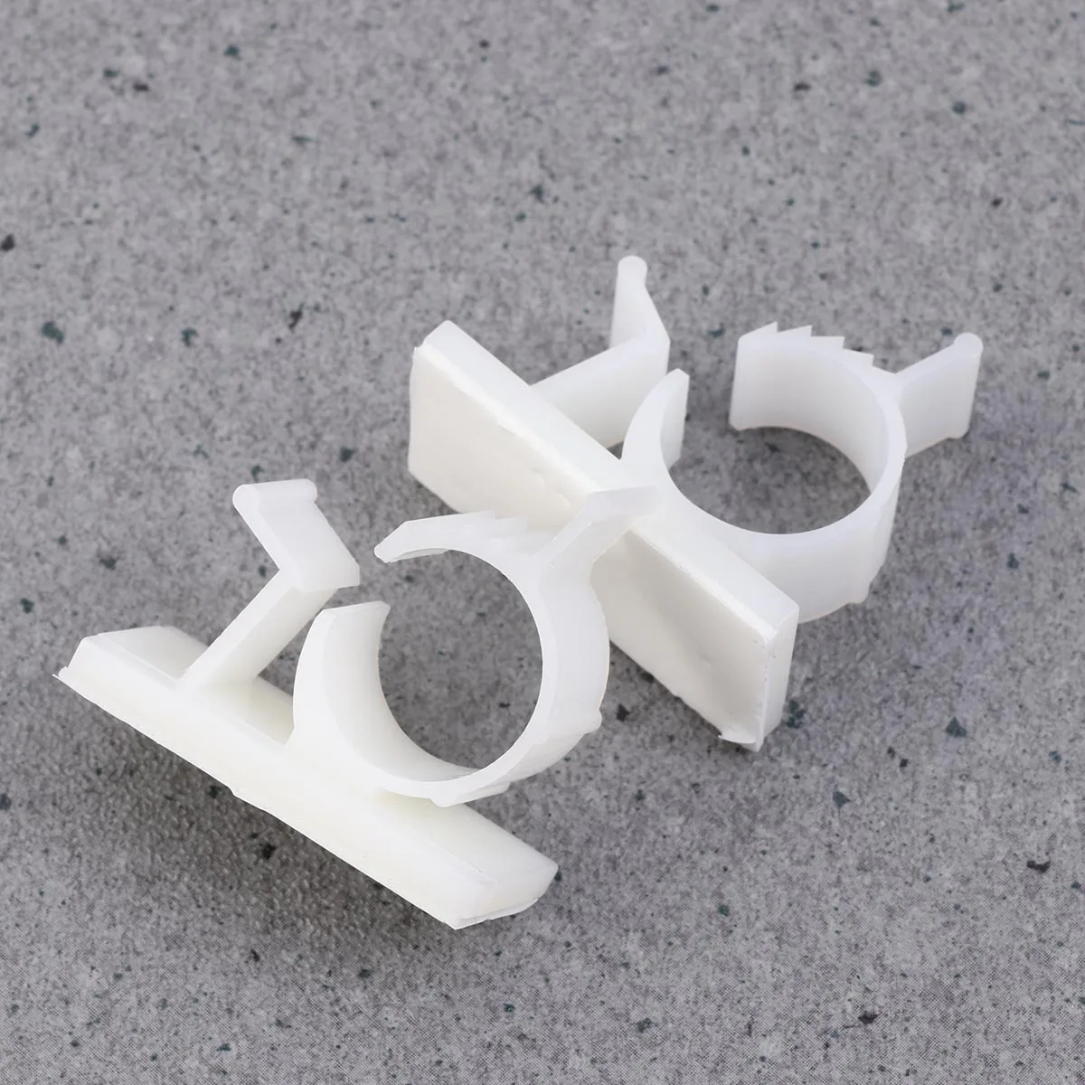 

20Pcs Plastic Cable Clips Adhesive Wire Clamp Cord Management Clips Holder for Cables on Wall Ceiling White Xl