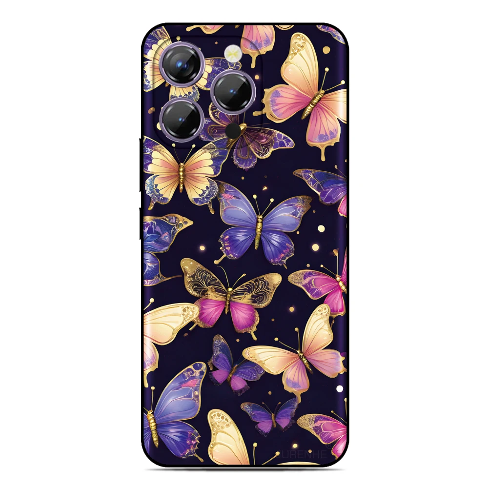 Butterfly Girl Cover For ZTE Blade V70 V60 V50 Design 4G 5G V9 V10 V30 V40 Vita V2020 V41 Smart Nubia Z40s Z40 Pro Phone Case