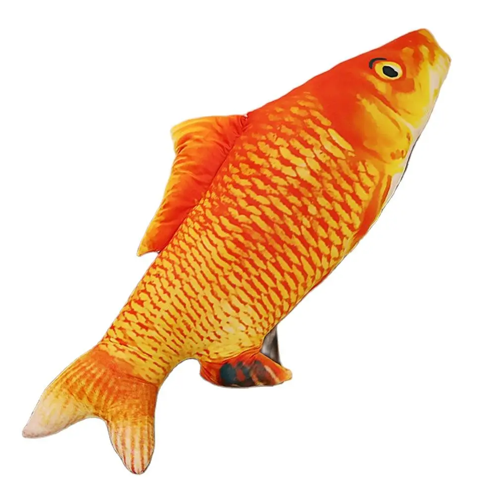 

40CM Simulation Fish doll Crucian Carp Pillow Grass Carp Pillow Plush Toy Give Your Child A Birthday Christmas Present