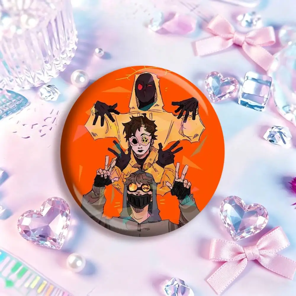 O-perator MH Marble Hornets  Laser Badge Creative Pins Brooch for Decor Gifts Fans Collect Easter decorations