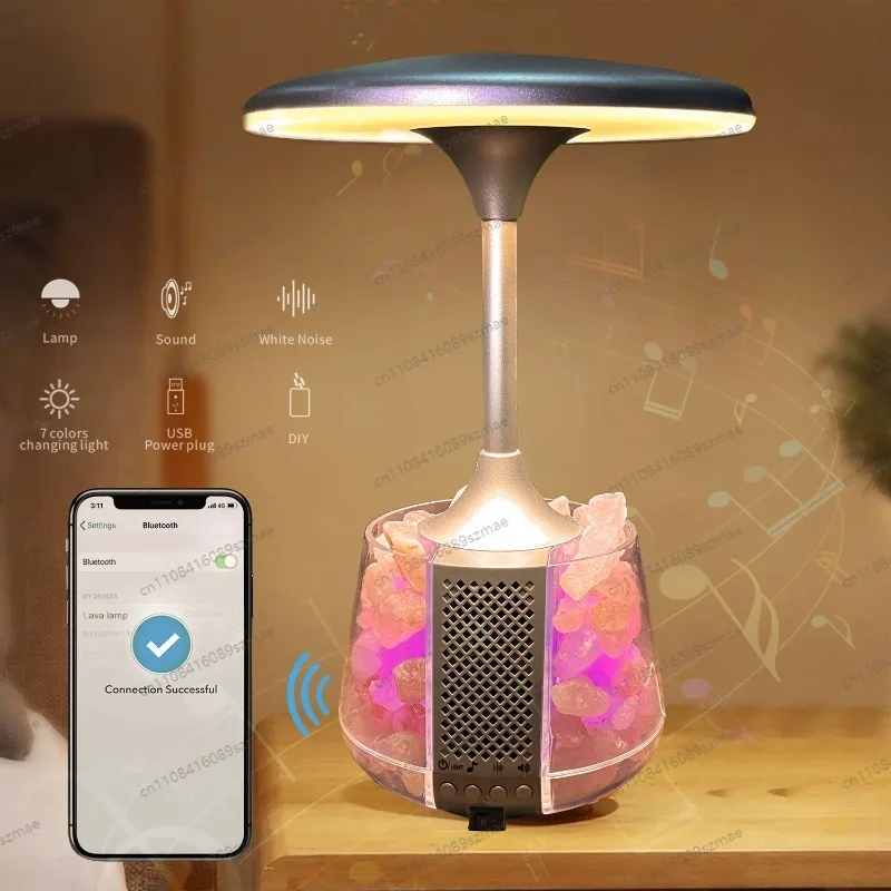 

Многофункциональный ночник с белым шумом и LED-подсветкой, Bluetooth-колонка с атмосферной подсветкой, прикроватный светильник для спальни