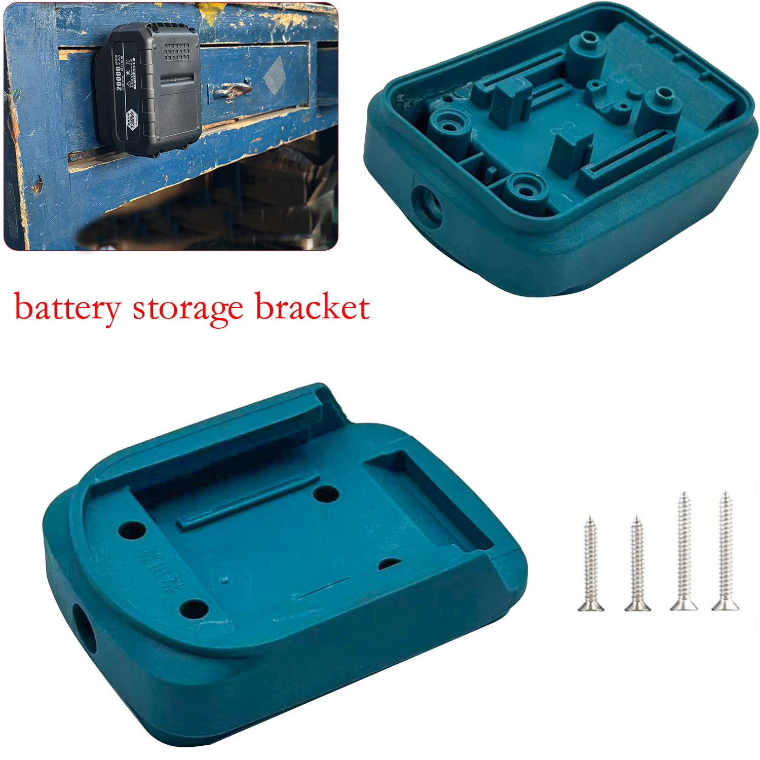 للمرآب لورشة العمل 80 جرام حامل بطارية 18 فولت حامل بطارية سهل الوصول BL1830 منظم تصميم مدمج وخفيف الوزن