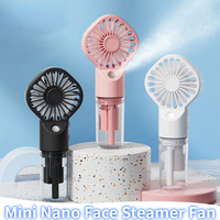 Handheld Humidifier Fan Mini Air Conditioner USB Rechargeable Portable Humidifier Mist Cooler Cooling Spray for Home/Office/Dorm