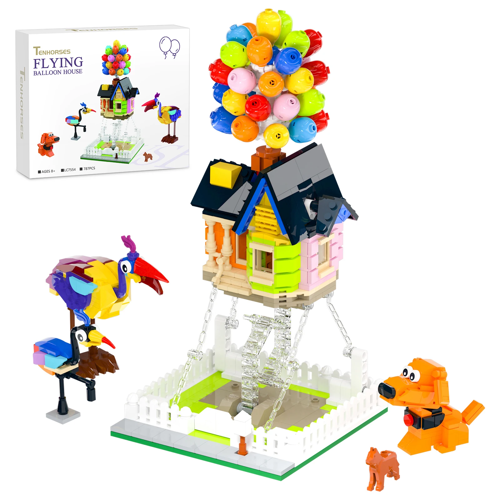 

787Pcs Tensegrity Toys Balloon House Building Kit for 8-14 Years Old, Mother Day Birthday Gifts for Boys Girls Mom Adults