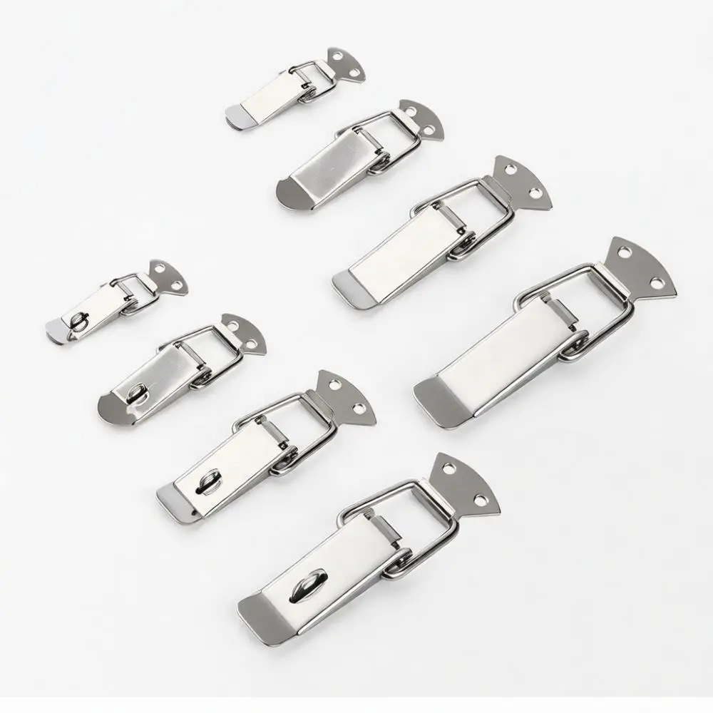 Stainless Steel Toggle Latch Catch Clamp For Wood Toolbox Case Cabinet Fastener Hardware Fitting Secure Closure Mechanism