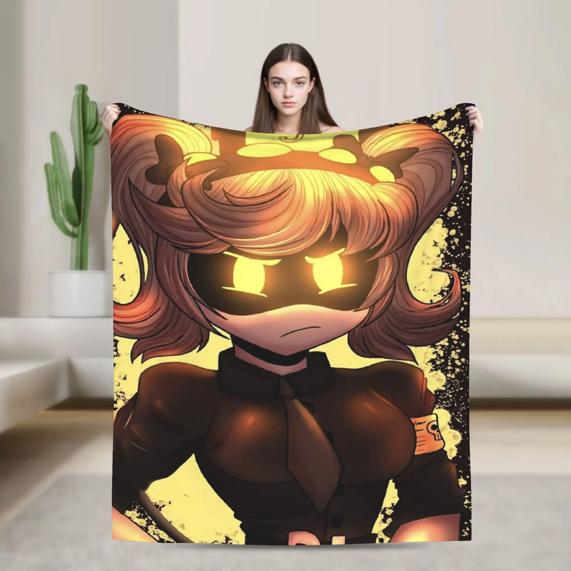 Murder Drones TV Series Blanket Multi-size Super Soft and Warm Murderdrones Throw Blankets for Sofa Couch and Bed