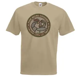 Khaki Pork Eating Crusader Knight Funny Army Squaddie T Shirt