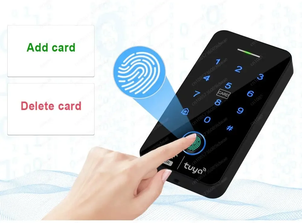 Wifi Bluetooth Tuya APP Outdoor Access Control System Kits Waterproof RFID Fingerprint Keypad Door Electric Magnetic Strike Lock