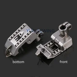 W500 5.6 needle roller presser foot leather with wheel 3-needle 5-thread interlock overlock industrial sewing machine part