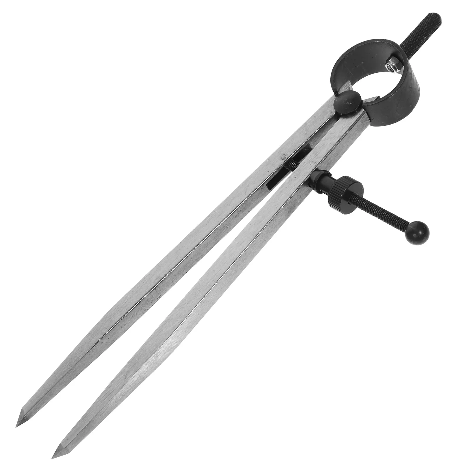 Metal Spacing Gauge Rust-Resistant Iron Spring Divider Caliper Ergonomic Handle Woodworking Drafting Precision Compass For