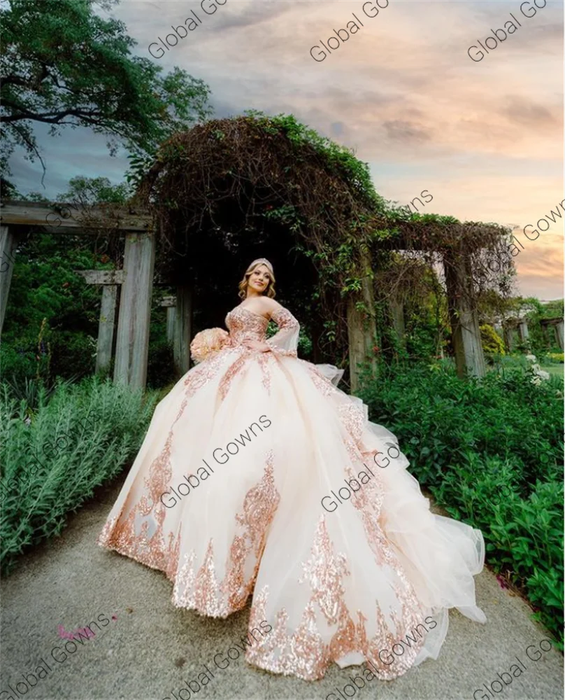 Красное Бальное Платье для милой, платье для Quinceanera, украшенное бисером, вечерние платья на день рождения, трехмерное платье, бальное платье для 15 лет