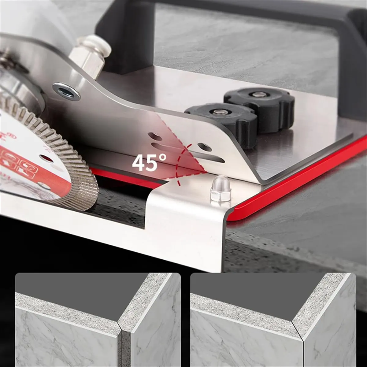 (AIMA) Chamfer Cutting Tool-45 Degree Tile Grinder for Precision Angle Cuts with 100-Type Machines in Construction Renovation