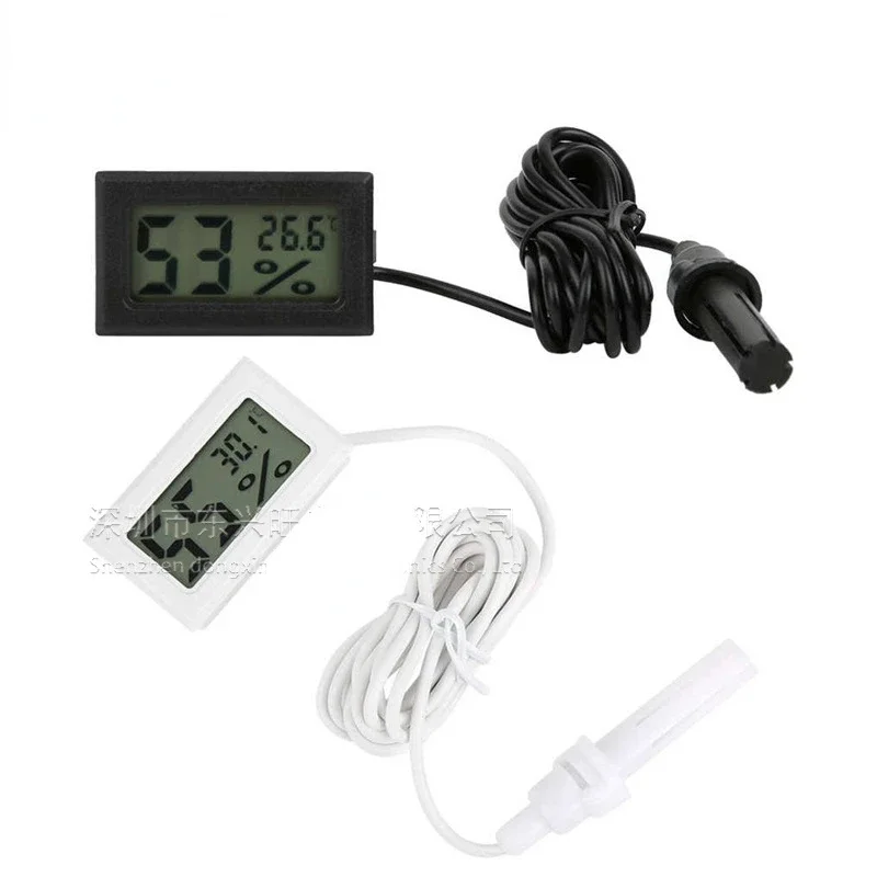 Embedded temperature and humidity meter,electronic humidity meter,digitaltemperature and humidity m with probe thermometer FY-12