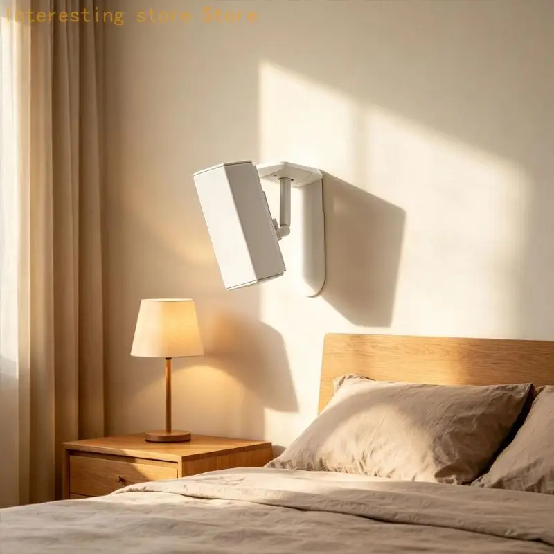 Weißes Lautsprecherhalterungspaar für Wand oder Decke mit verstellbarer Halterung 55KC – Detail 3