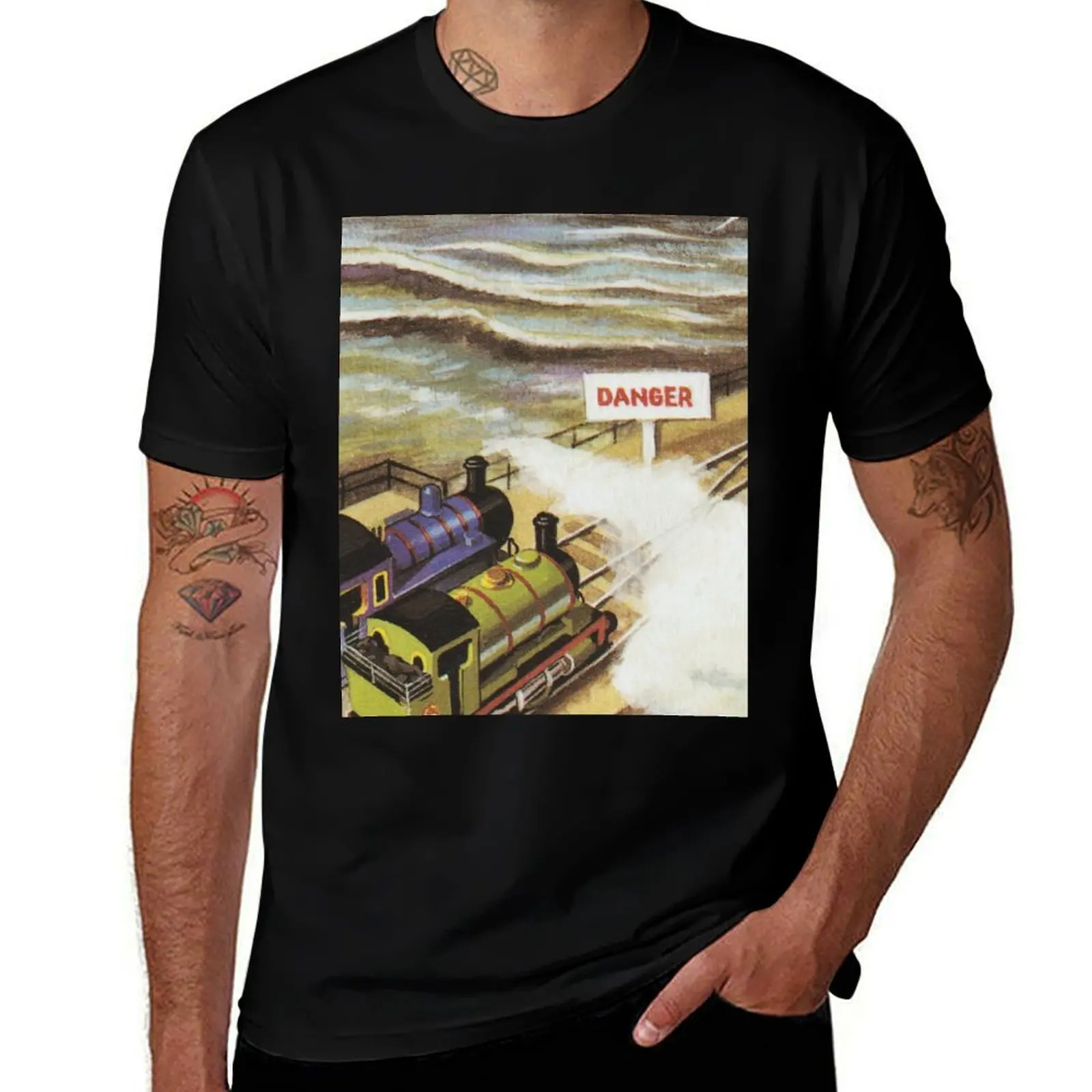 The Eight Famous Engines: Percy Takes the Plunge from The Railway Series T-Shirt Holiday Lightweight T-Shirt
