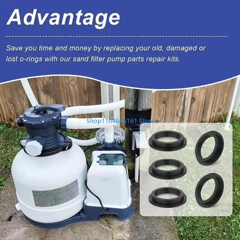10pcs Reparação do sistema piscina piscina o Rings Alterar rapidamente o componente borracha