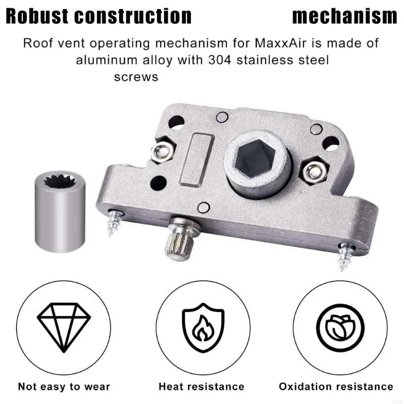 M76E 1020281K1A Metall-Dachentlüftungsmechanismus für Wohnmobile zum Austausch von Abdeckungsliftteilen – Detail 5