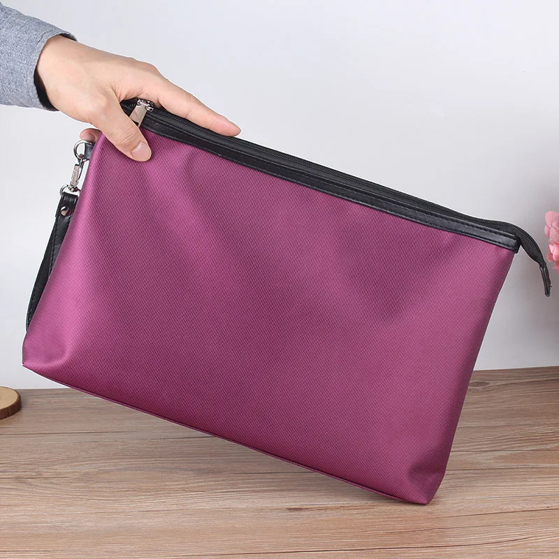 Large Capacity Men\'s Handbag Women Clutch Oxford Fabric Bag Waterproof Nylon Wallets Clutch Casual Envelope Mobile Phone Bag