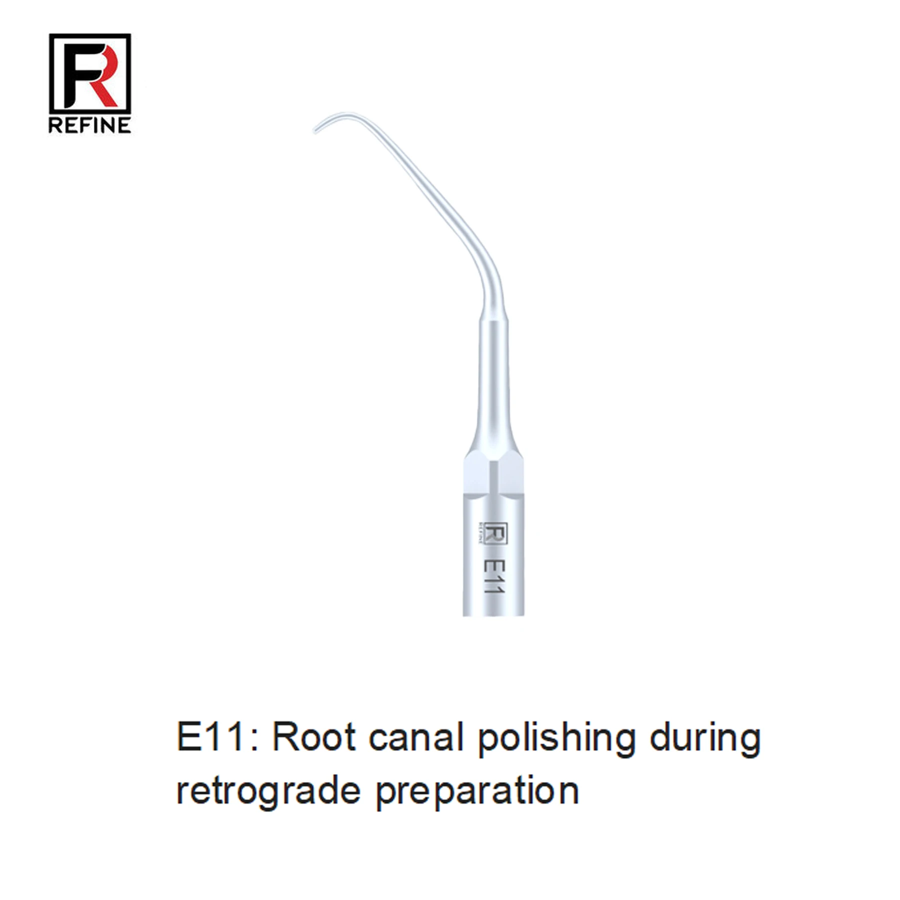 

REFINE Dental Ultrasonic Scaler Insert Scaling Tips E11 Stainless Steel For Woodpecker MECTRON EMS UDS Ultrasonic Scalers