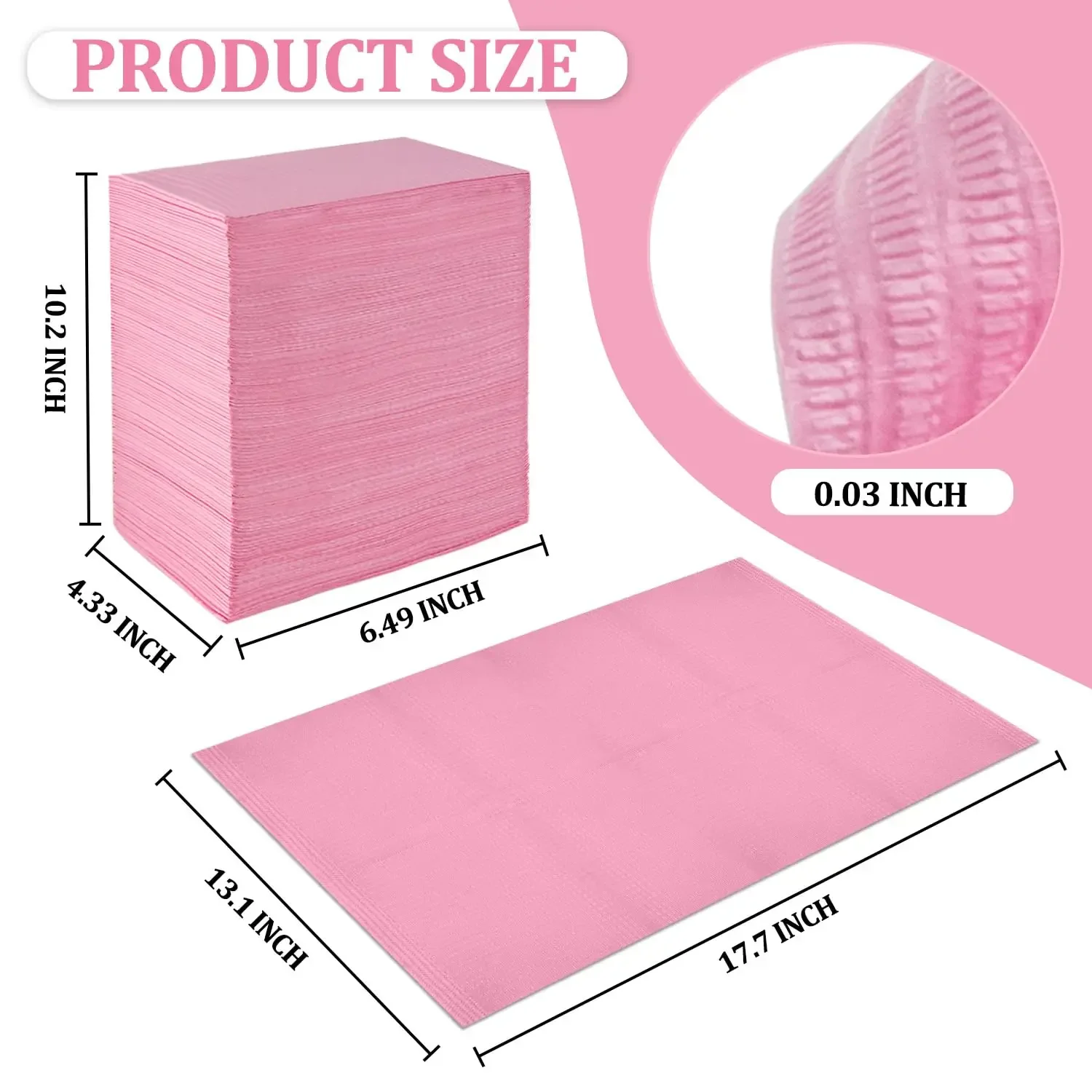 100/50/30/15/5PCS Disposable Nail Mats Fordable Nail Paper Towels for Table Acrylic Nail Practice Sheet Nail Art Table Mats