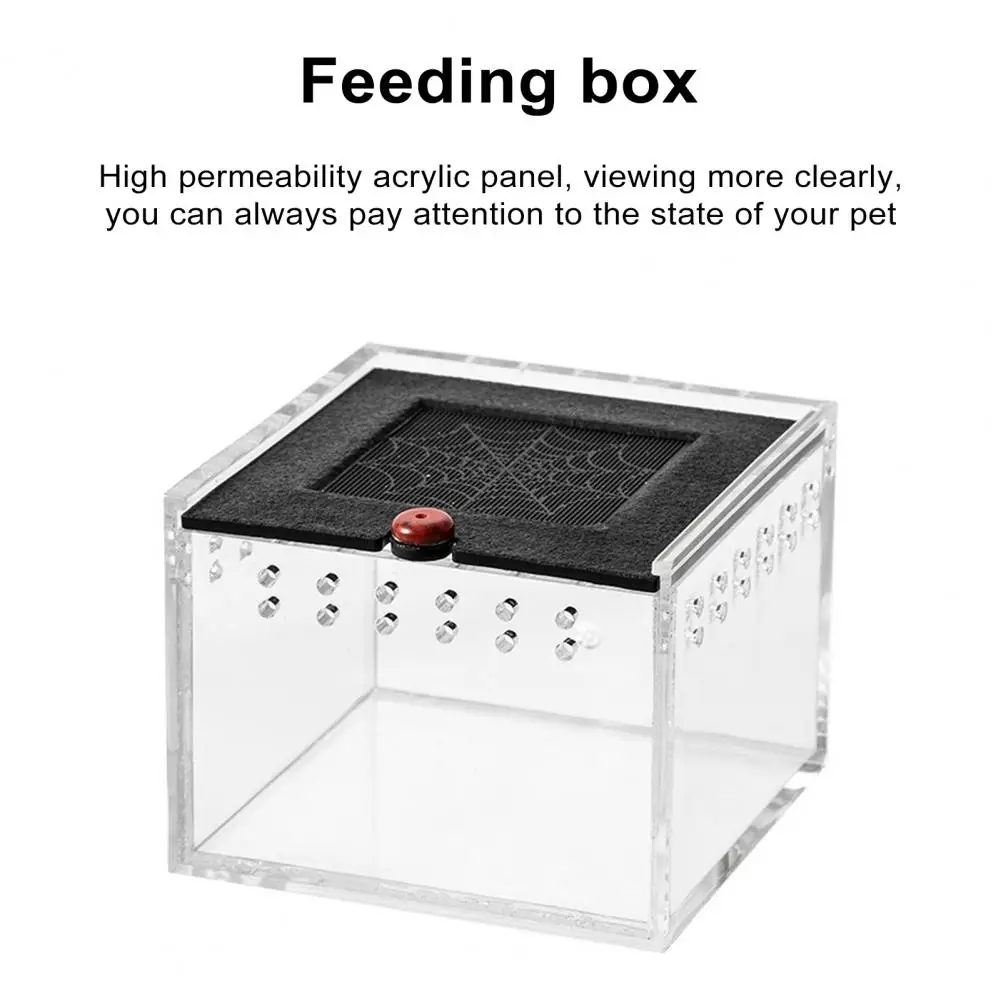 Gabinete Pet com furos de ar, Air Circulation Pet Box, Ventilado Alimentando Box com espaço de visualização, Buraco respirável para pacífica