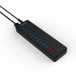 ORICO Sub-brand QIC Industrial USB 3.0 HUB 7 port 10 port USB OTG Splitter With 12V Power Adapter Support Charger For Computer